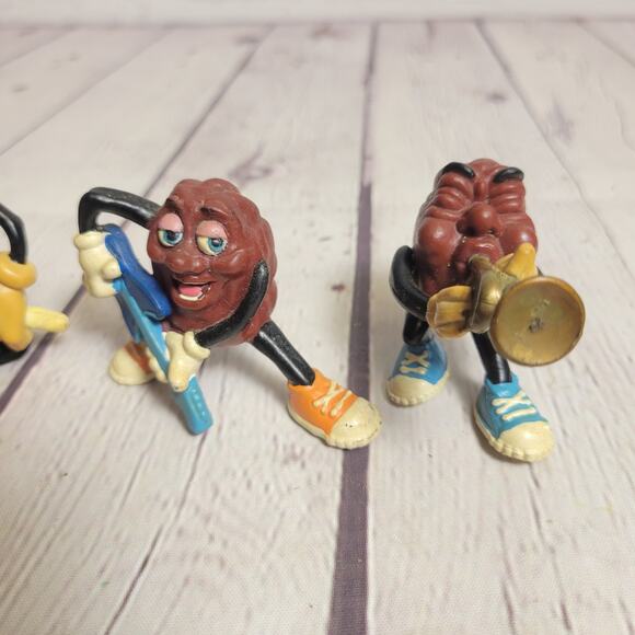 California Raisins Figures Collection Lot of 5 Pieces Mixed Lot Vintage - Picture 2 of 5